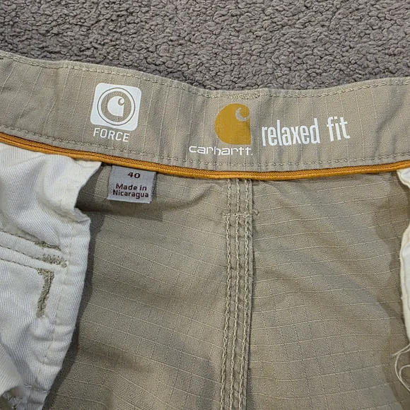 Carhartt‎ Relaxed Fit Khaki Pants Sz 40 - Picture 2 of 11